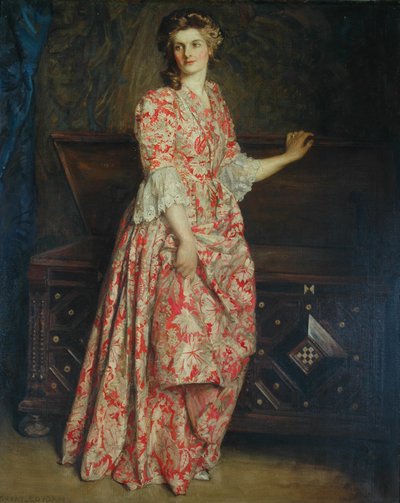 The Mistletoe Bough by William Mouat Loudan